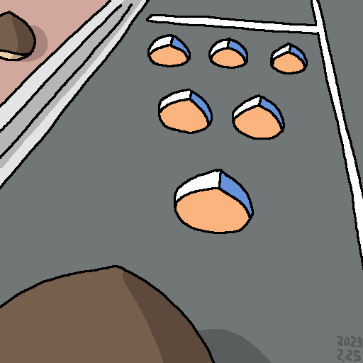 今日の栗の絵