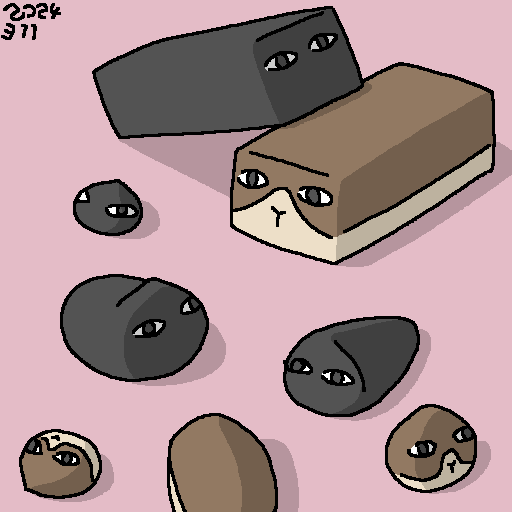 今日の栗の絵